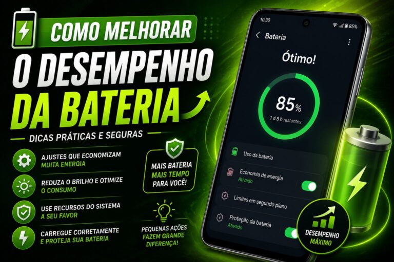 Como melhorar o desempenho da bateria do celular: dicas práticas e seguras