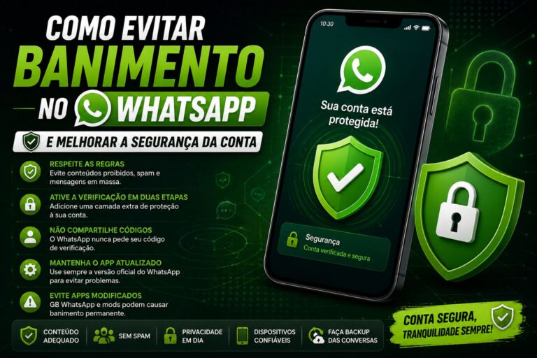 Como Evitar Banimento no WhatsApp e Melhorar a Segurança da Conta