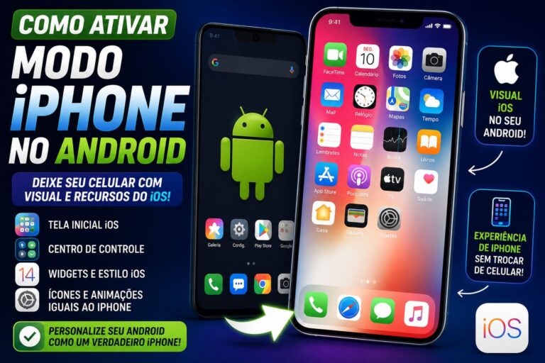 Como Ativar o Modo iPhone no Android e Deixar o Celular com Visual Diferente